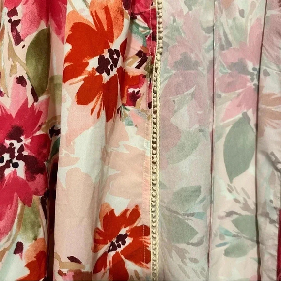 Umgee pink floral kimono size M/L - Picture 3 of 7